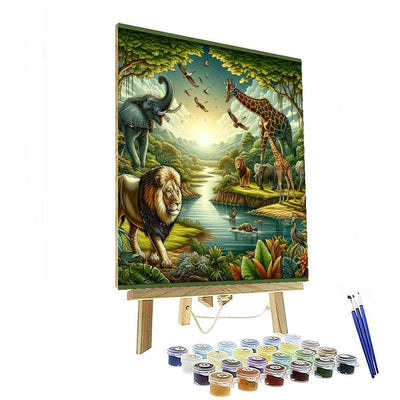 Wilderness Adventure Painting Number Kit