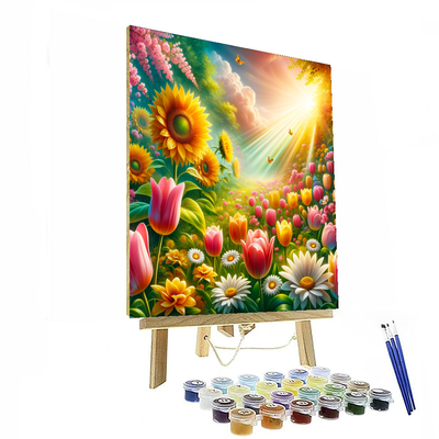 Harmony In Bloom Paint By Numbers Art