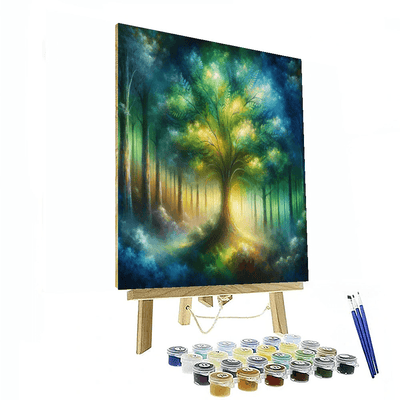 Enchanted Tree Paint By Color