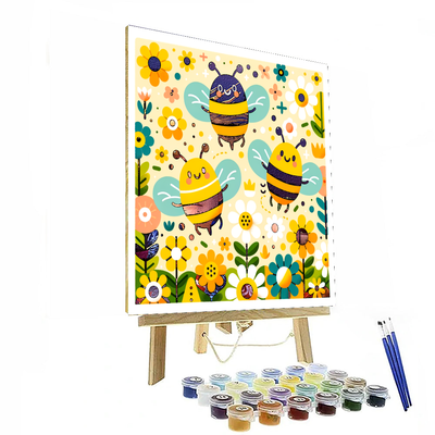 Gardening Bees Painting By Numbers Kit