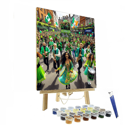 St. Patrick's Day - Dublin Paint By Numbers Art