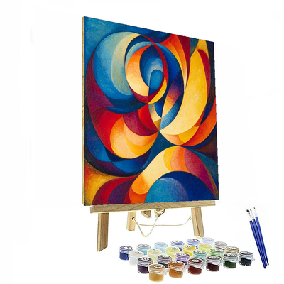 Wassily Kandinsky Inspired Fusion Of Time And Space  Painting By Numbers Kit