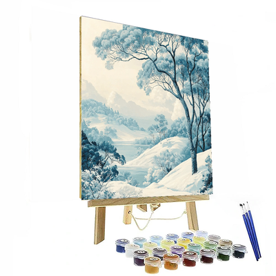 Friedrich Inspired Frosty Landscapes  DIY Paint By Numbers