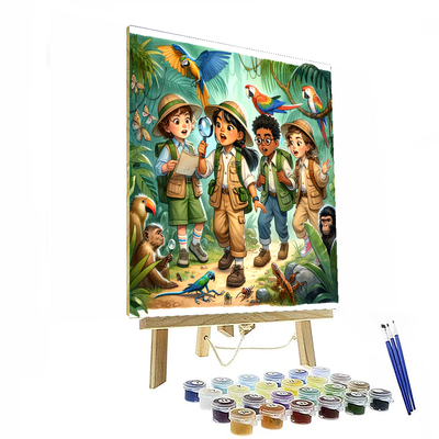 Pint-sized Explorers Painting Number Kit