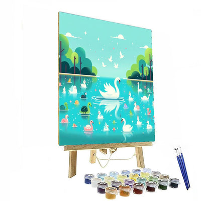 Enchanted Lake DIY Paint By Numbers