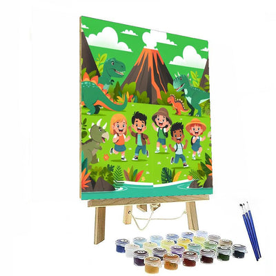 Dino Island Discovery Paint By Color