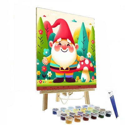 Charming Gnome DIY Paint By Numbers