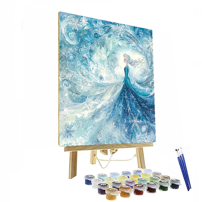 Elsa's Frozen Wonder - Disney Inspired Numbered Painting Kits