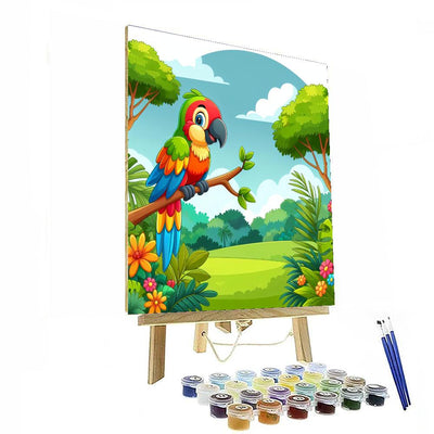 Tropical Paradise Adventures Painting Number Kit