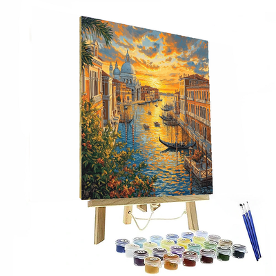 Canaletto Inspired Timeless Journey  Paint By Numbers Art