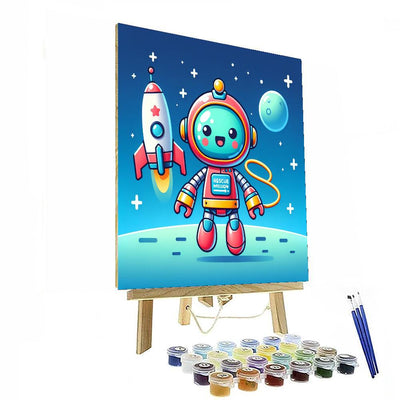 Galactic Robot Rescue Mission Paint By Numbers Kits