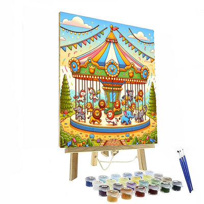 Charming Carousel Adventures Numbered Painting Kits