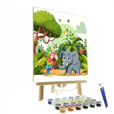 Wildlife Jungle Safari Paint By Numbers Kits