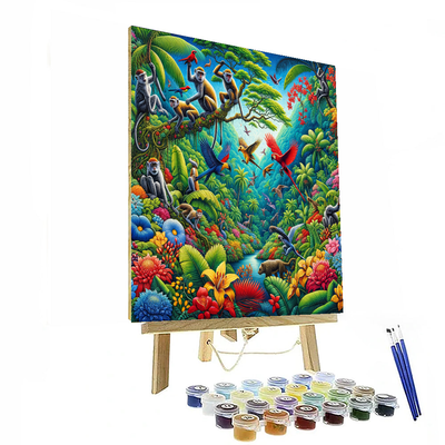 Adventurous Jungle Trek Numbered Painting Kits