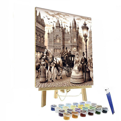 Victorian Street Serenade Paint By Numbers Kits