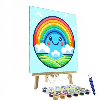 Whimsical Rainbow Numbered Painting Kits