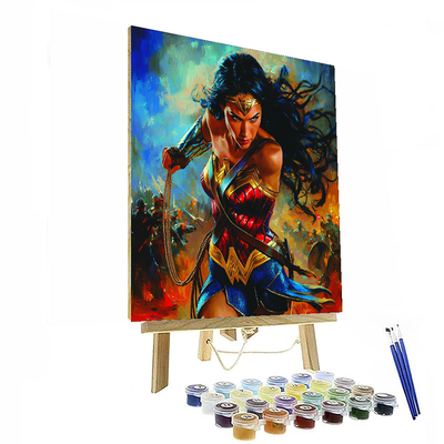 Gal Gadot: Embodying The Wonder Of Womanhood Paint By Numbers Art