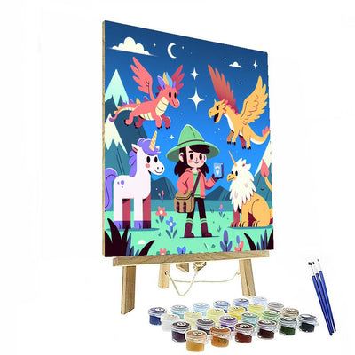 Mythical Creatures Encounter Paint By Number