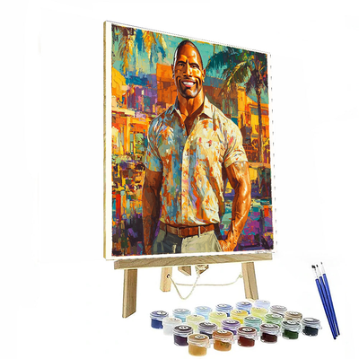 Dwayne Johnson: The Rock Of Charisma Paint By Numbers Kits