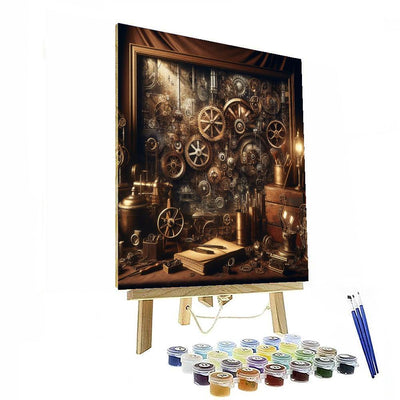 Victorian Steam Punk Fantasy Paint By Number