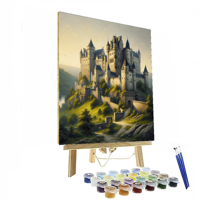 Historic Medieval Castle DIY Paint By Numbers