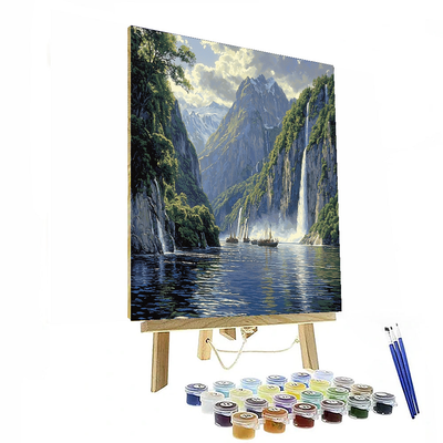 Milford Sound Painting Number Kit