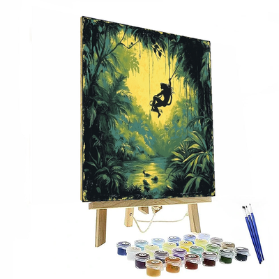 Tarzan's Jungle Discovery - Disney Inspired Paint By Number