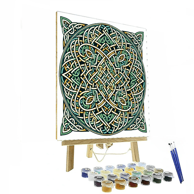 Mystical Celtic Knots Painting Number Kit