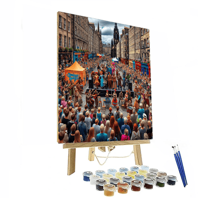 Edinburgh Fringe Festival - Scotland Paint By Numbers Kits