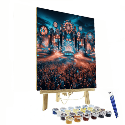 Electric Daisy Carnival - Las Vegas Paint By Numbers Art