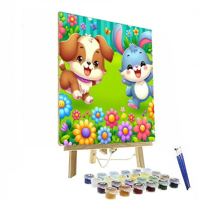 Cute Pet Adventure Paint By Color