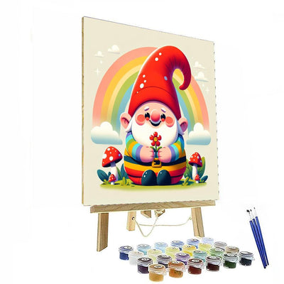 Whimsical Gnome DIY Paint By Numbers