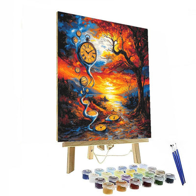 Salvador Dalí Inspired Surrealist Dreams  Painting By Numbers Kit