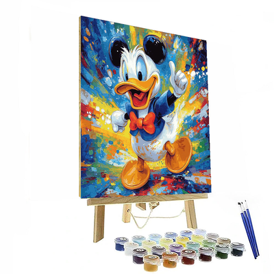 Donald Duck's Wacky Adventure - Disney Inspired Paint By Number