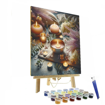 Candlelit Serenity Painting Number Kit