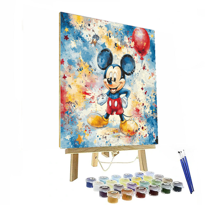 Mickey Mouse Magic World - Disney Inspired Painting By Numbers Kit