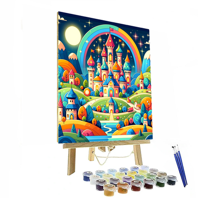 Colorful Fairy Tale Land Paint By Number