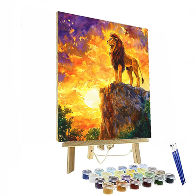 Mufasa's Wise Leadership - Disney Inspired Painting By Numbers Kit