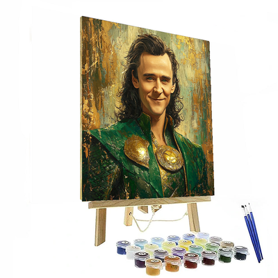 Tom Hiddleston: The Mischief And Charm Of Loki Paint By Color