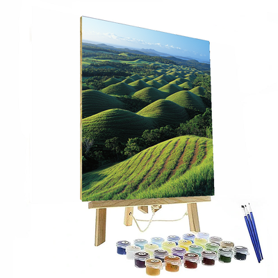 Chocolate Hills DIY Paint By Numbers