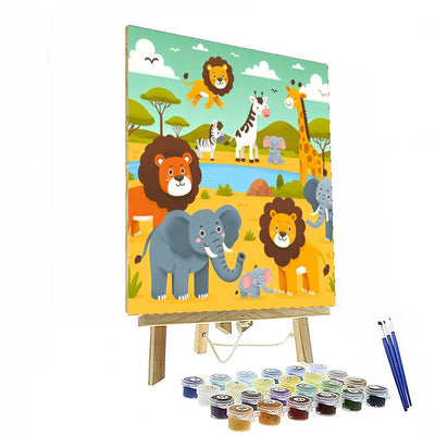 Wildlife Wonders Safari Paint By Numbers Kits