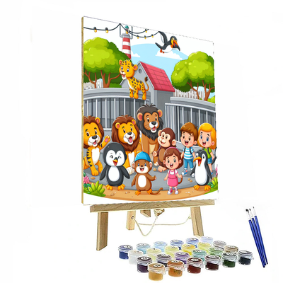 Adventure At The Zoo Paint By Color