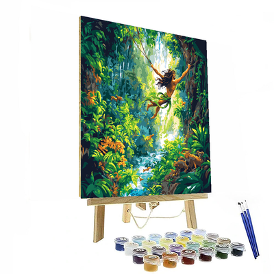 Tarzan's Jungle Swing - Disney Inspired Numbered Painting Kits