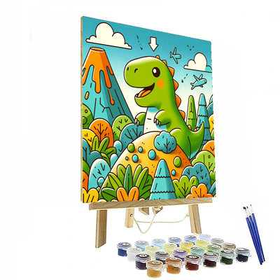 Dinosaur Valley Adventure Paint By Numbers Kits