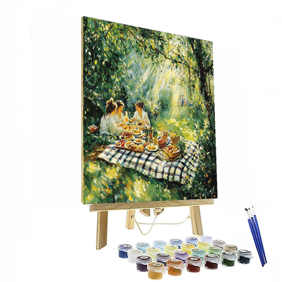 Renoir Inspired Charming Picnic  Paint By Numbers Art