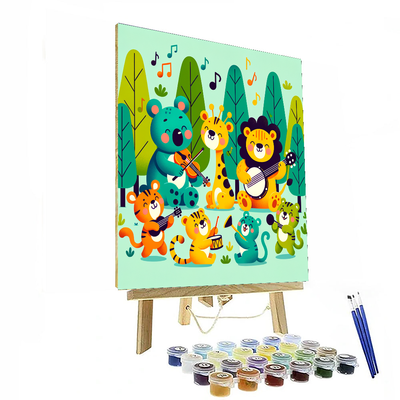 Musical Forest Band Paint By Numbers Kits