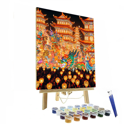 Taiwan Lantern Festival - Taipei Paint By Numbers Art