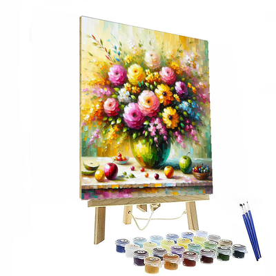 Charming Blossoms Painting Number Kit