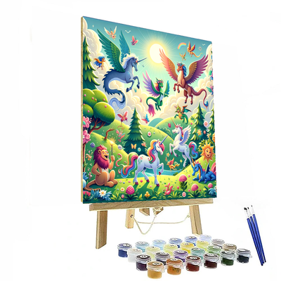 Magical Animal Kingdom Paint By Color