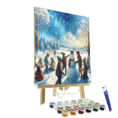 Wonders Of Winter Wonderland Numbered Painting Kits